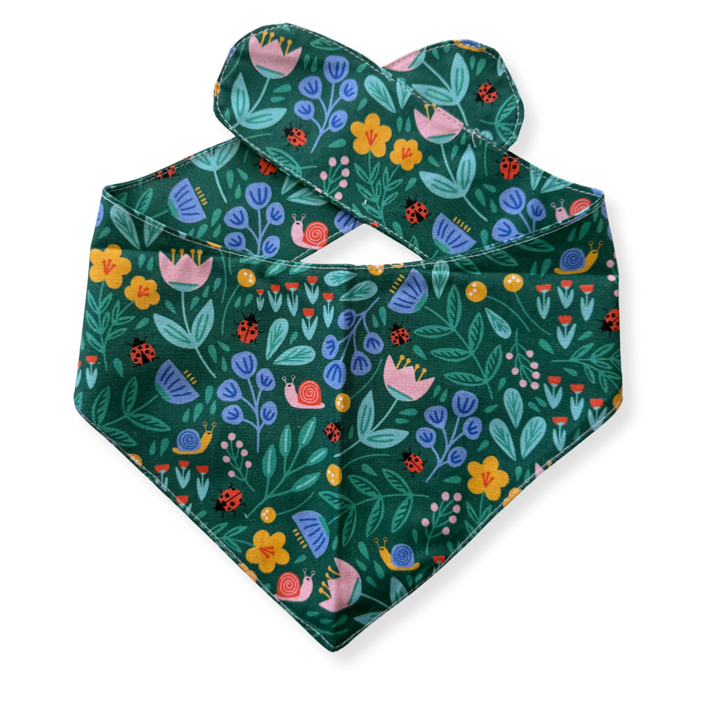 Bandana Floral Verde