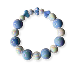 Collar Azul Iridiscente